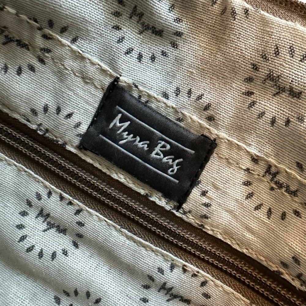 Myra Bag Cowhide Brown Leather & Hairon - Picture 8 of 10